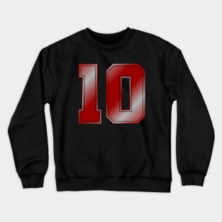 10 || Sport number Crewneck Sweatshirt